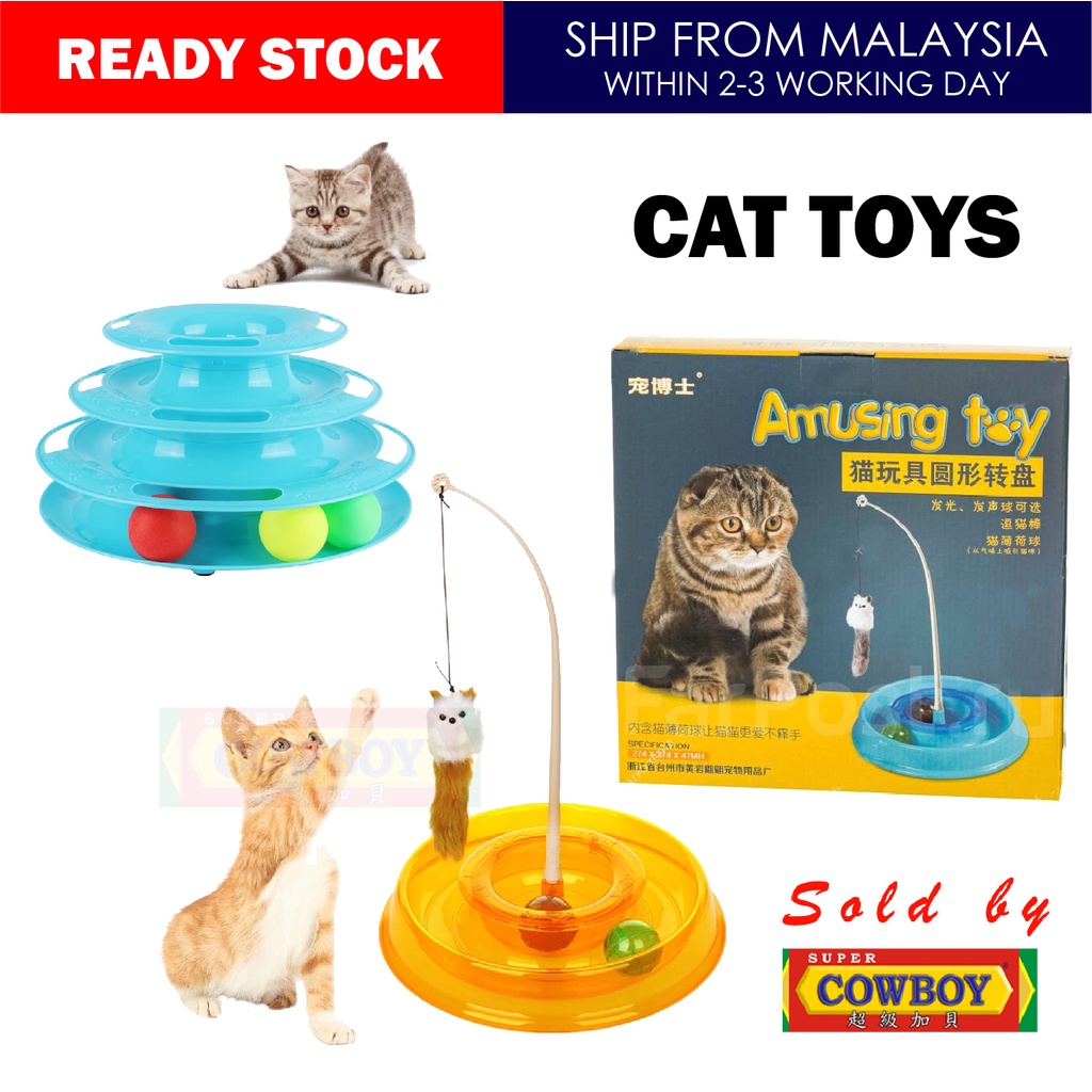 Cats Toys Tower of Tracks Mainan Kucing Shopee Malaysia