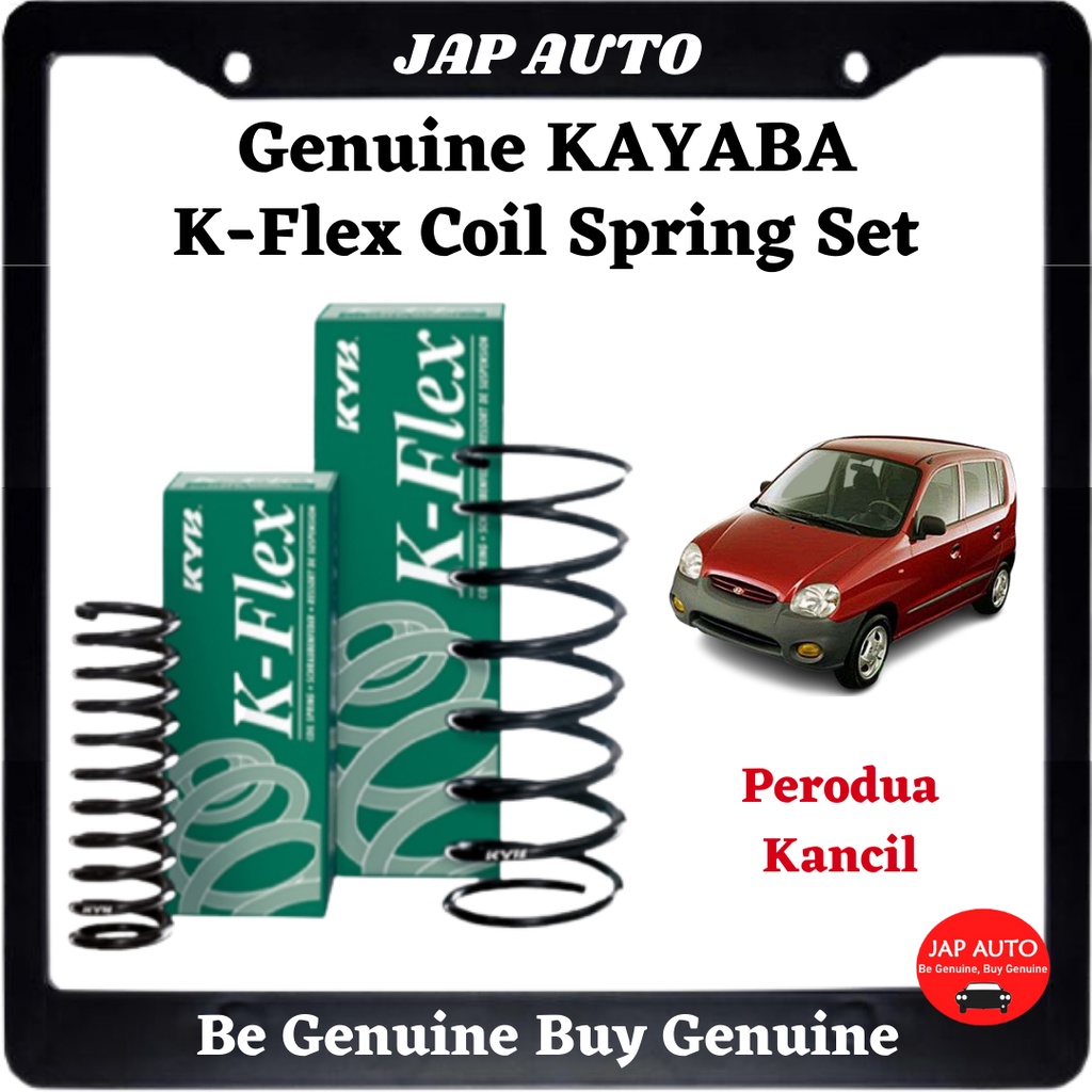 Genuine KAYABA KYB K-Flex Coil Spring Set - Perodua Kancil | Shopee ...
