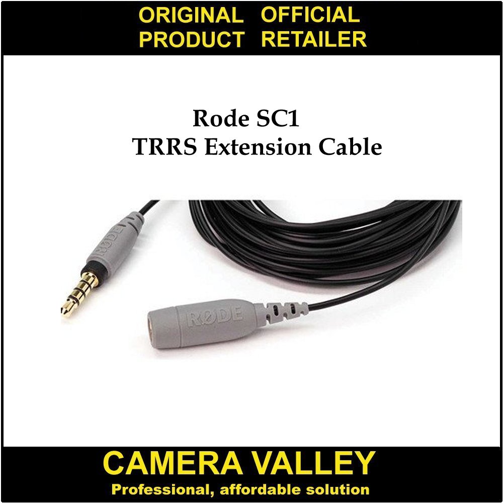Rode SC1 3.5mm TRRS Microphone Extension Cable For Smartphones (20