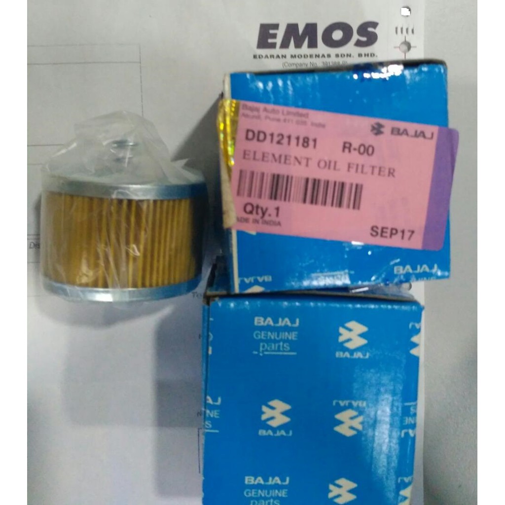 Bajaj v15 oil filter price sale