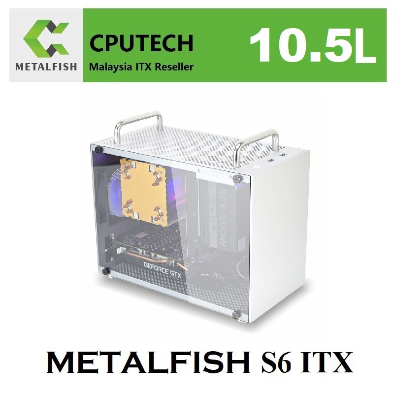 Metalfish S6 ITX Case Mini ITX PC Case | Shopee Malaysia