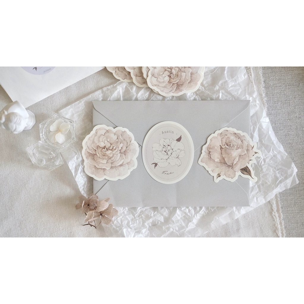 FRECKLES TEA Flower Labels | Austin with Frame | Journal labels ...
