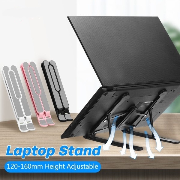 SF_ Adjustable Foldable Laptop Stand Non Slip Holder, Foldable Desktop ...