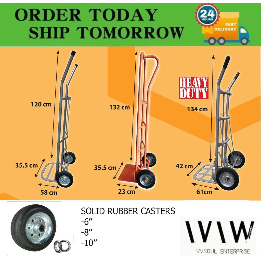 Hand Trolley Heavy Duty 6'' 8'' 10'' /Hand Truck Wheel /Solid Wheel