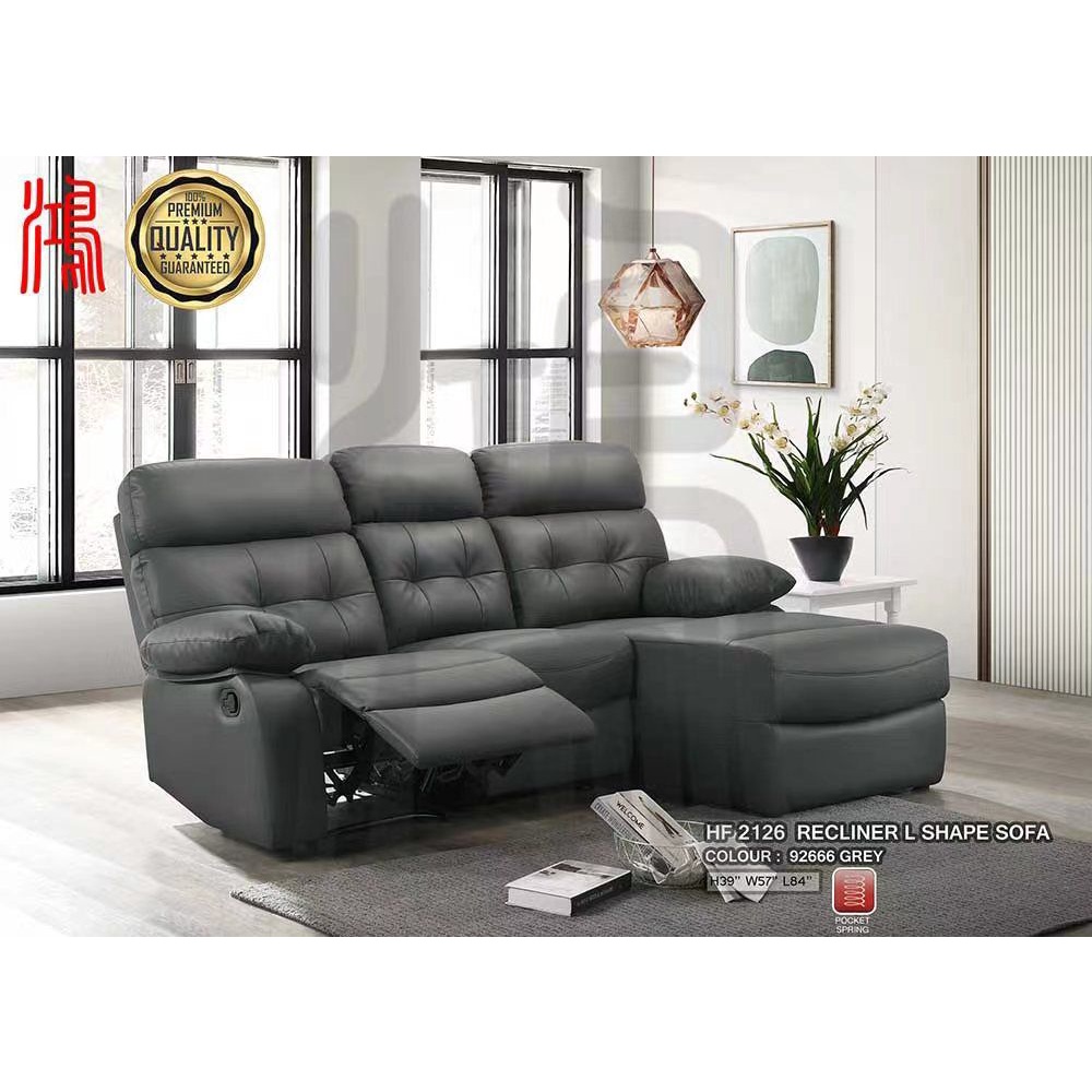 Recliner L Shape Sofa Shopee Malaysia