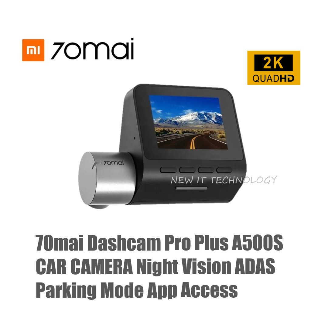 70mai Pro Plus Dash Cam A500S 1944P 70mai Car DVR Camera GPS ADAS 140FOV  24H Parking Monitor 70mai Pro Plus A500S - AliExpress