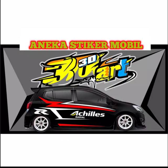 Agya Sticker Initial D: Lebih dari Sekadar Dekorasi, Sebuah Ekspresi Diri