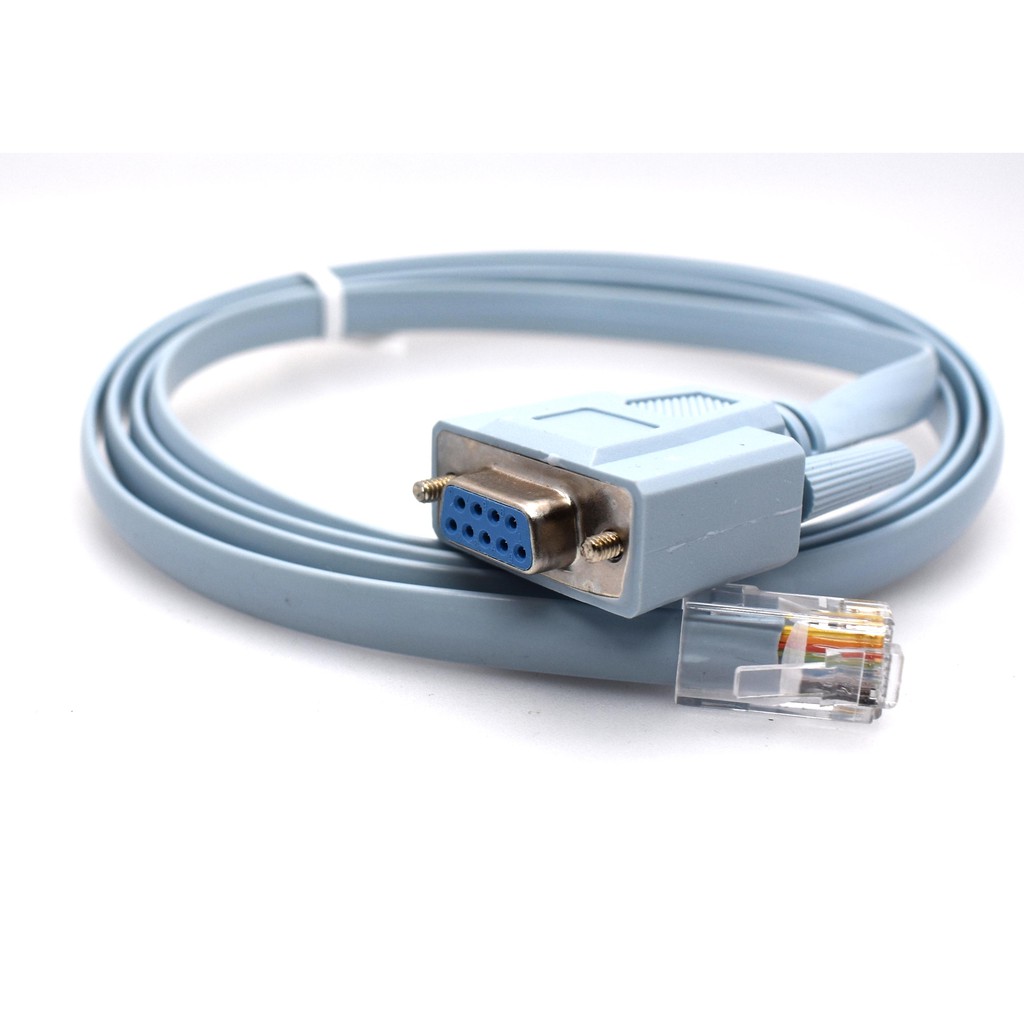 RS232 Serial To RJ45 CAT5 Ethernet Adapter LAN Cable DB 9Pin | Shopee ...