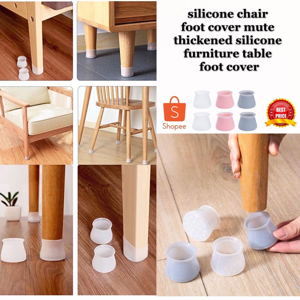 Silicone Table And Chair Foot Cover Table Foot Pad Table Leg Protective