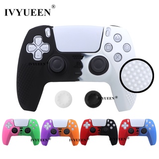 New World PS5 Controller Silicone Cover Case Anti Slip Ultra Grip  Protective Case Sleeve for Sony Playstation 5 DualSense Controller With 2  PC