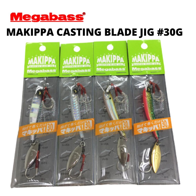 Lot De 4 Leurres Megabass Makippa Makinotane 30g - Madai Jig - Neufs