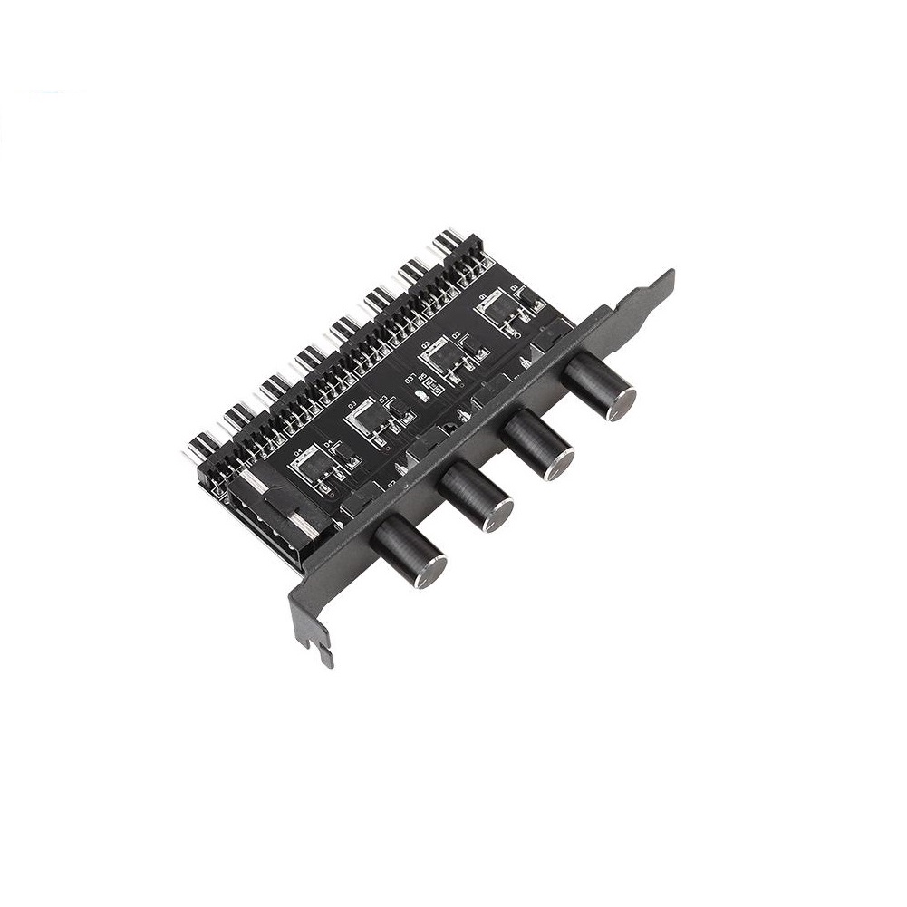 Splitter 8-PORT POWER FAN 3 4 PIN From MOLEX WITH 4 Settings FOR PC ...