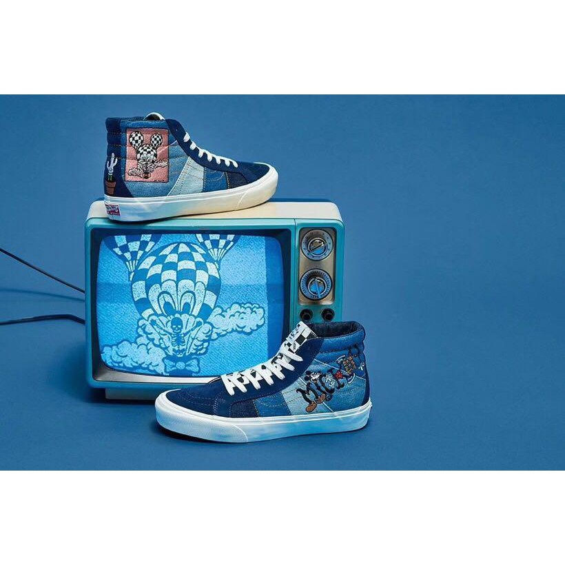 Vans Vault x Disney OG Sk8 Hi LX Mickey 90th Taka Hayashi Shopee Malaysia