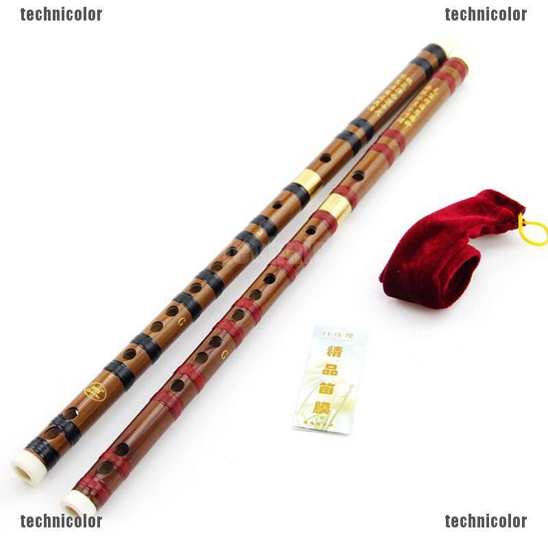 Traditional Chinese Musical Instrument Handmade Dizi Bamboo Flute in G ...