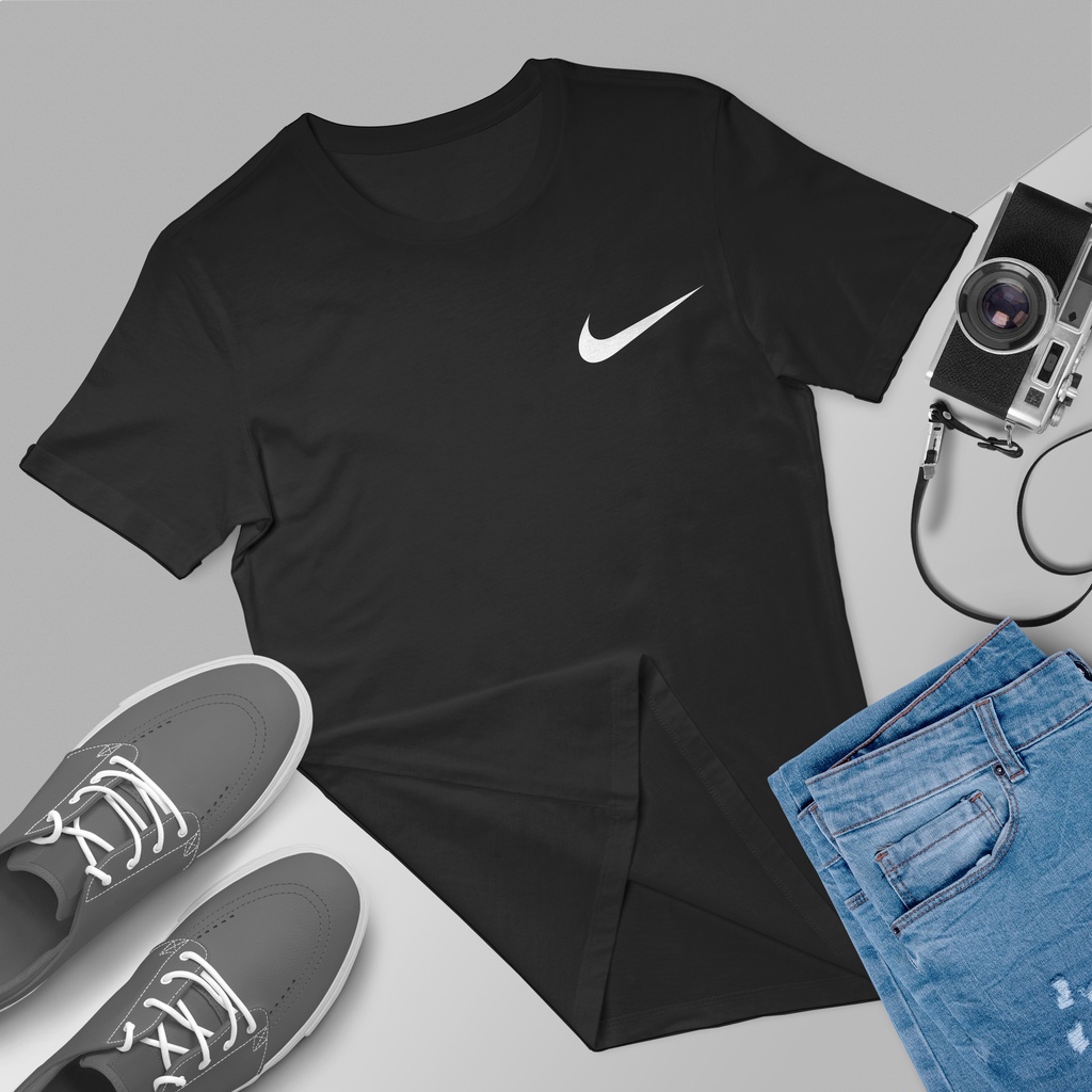 Nike small tick t shirt sale