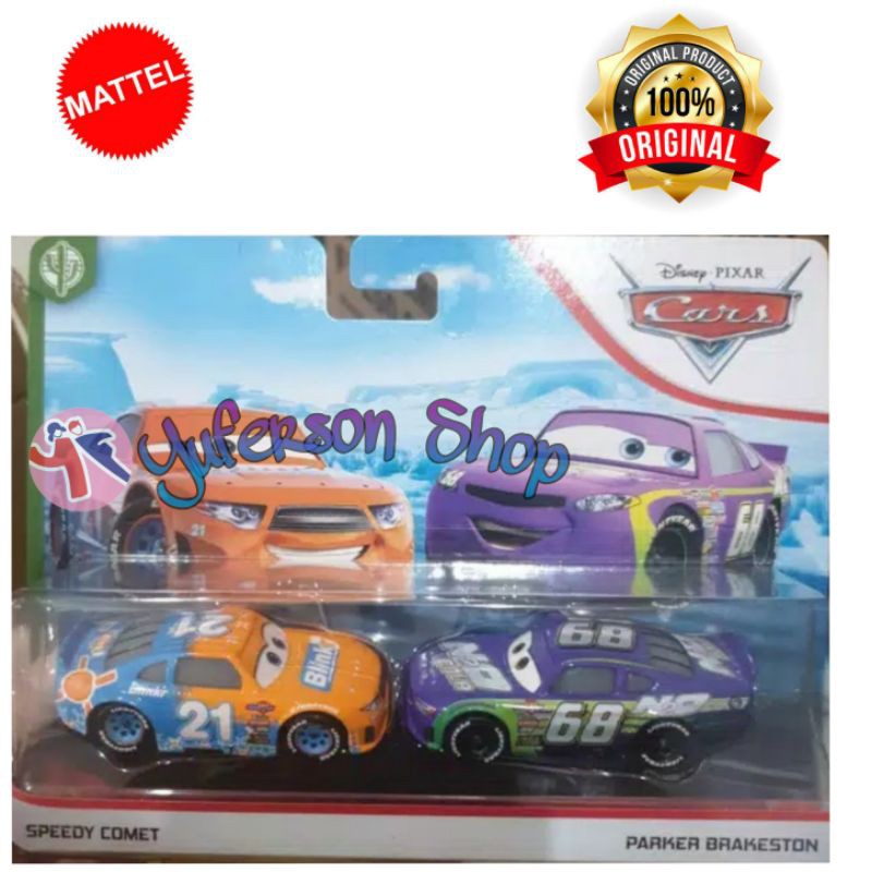 Disney Pixar CARS Speedy Comet Parker Brakeston Shopee Malaysia