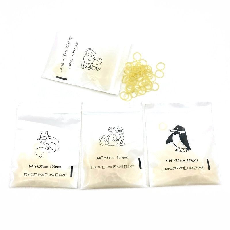 100Pcs / Bag Dental Elastics Rubber Bands Orthodontic Latex Braces Non-toxic Materials 3.5OZ