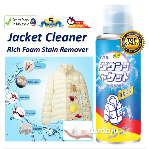 Rich Foam Jacket Cleaner Dry Wash Foam Cleaner Jacket Stain Remover