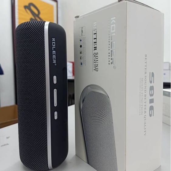 (READY STOCK) KOLEER S816 Latest Portable BT3.0 Speaker Mini Wireless ...