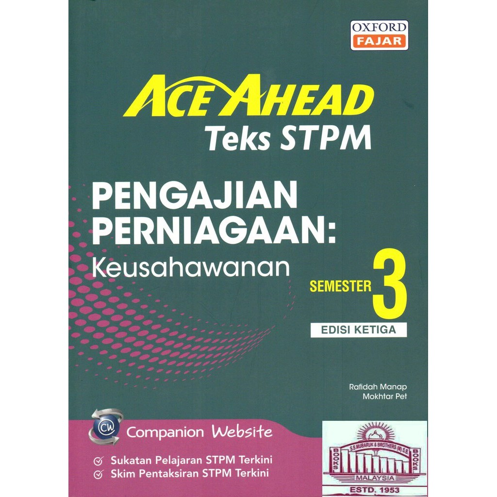 [195] ACE AHEAD TEKS STPM Pengajian Perniagaan : Keusahawanan ...