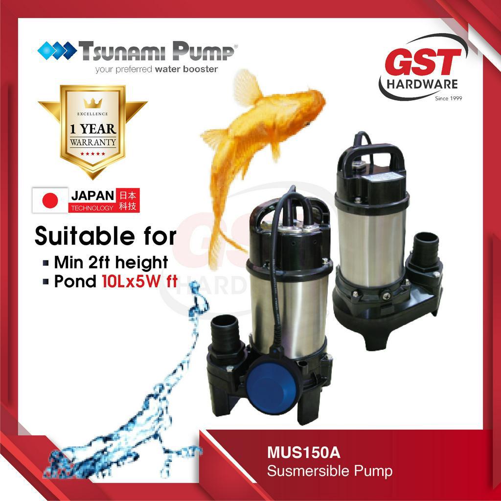 🔥 Tsunami Submersible Pump Aquarium Fish Pond Pump Koi Pond Pam Kolam