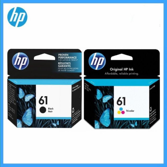 HP 61 black colour Combo Pack Black/Tri-color Original Ink Cartridges ...