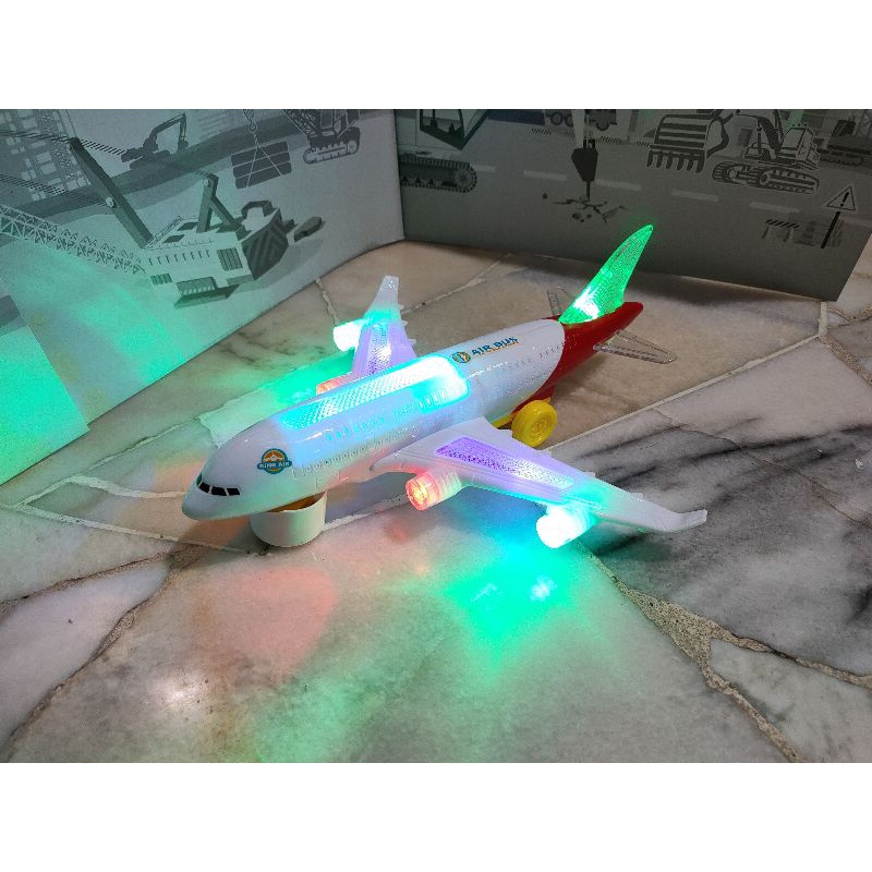 Kapal Terbang Mainan Berlampu Aeroplane Kids Toys Kapal Terbang Mainan