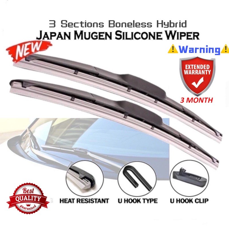 TOYOTA Car Wiper Mugen Silicone Wiper 100% Silicone 3S Wiper Persona ...