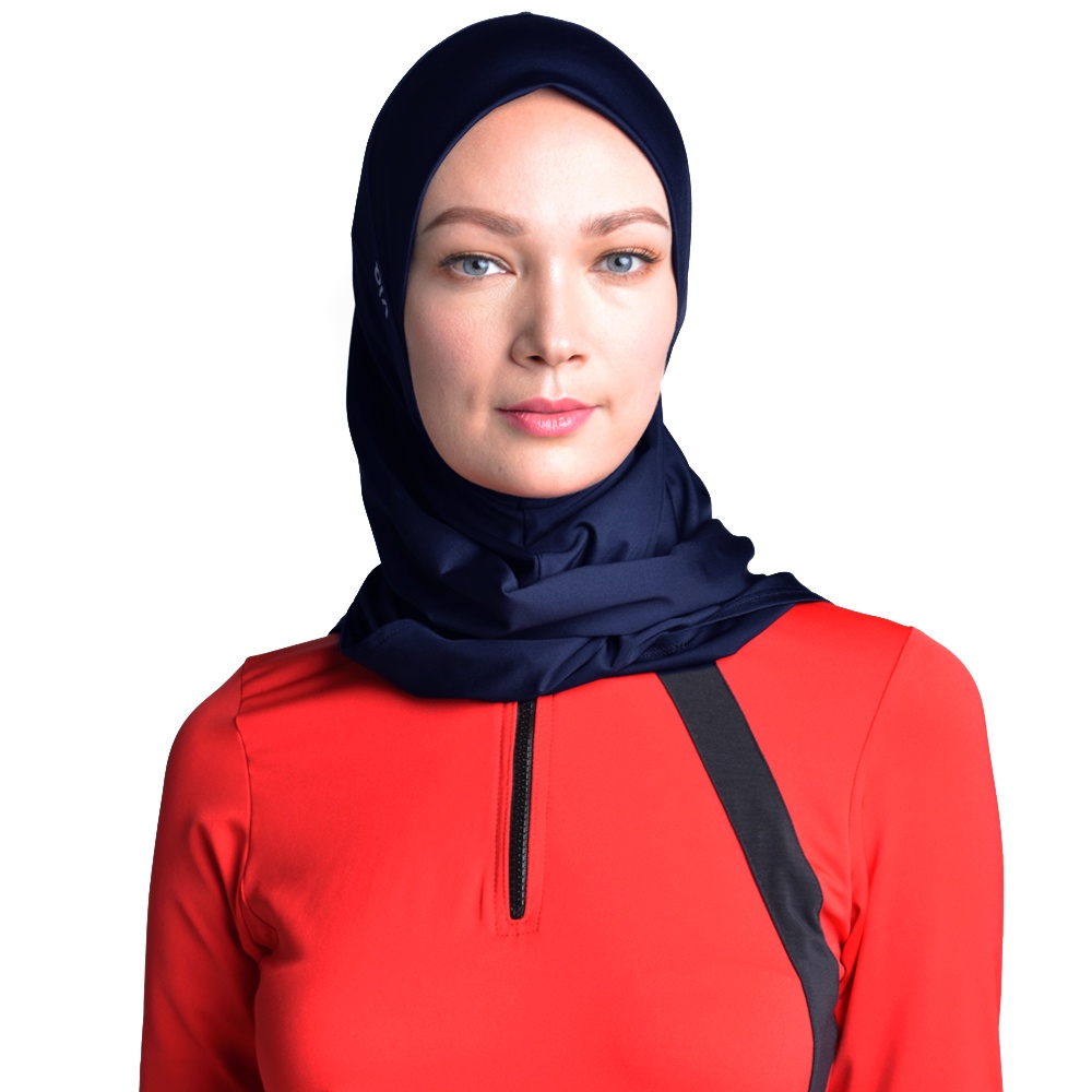 ViQ Twoway Sports Hijab Elastic Sport Hijab Modest Muslimah Shopee