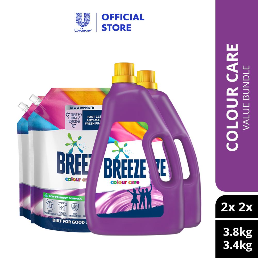 Breeze Detergent Liquid Color Care 3 6kg X 2 Breeze Detergent Liquid