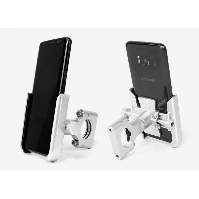 🇲🇾 Aluminium Alloy Motorcycle Bicycle Phone Holder 360° adjustable For