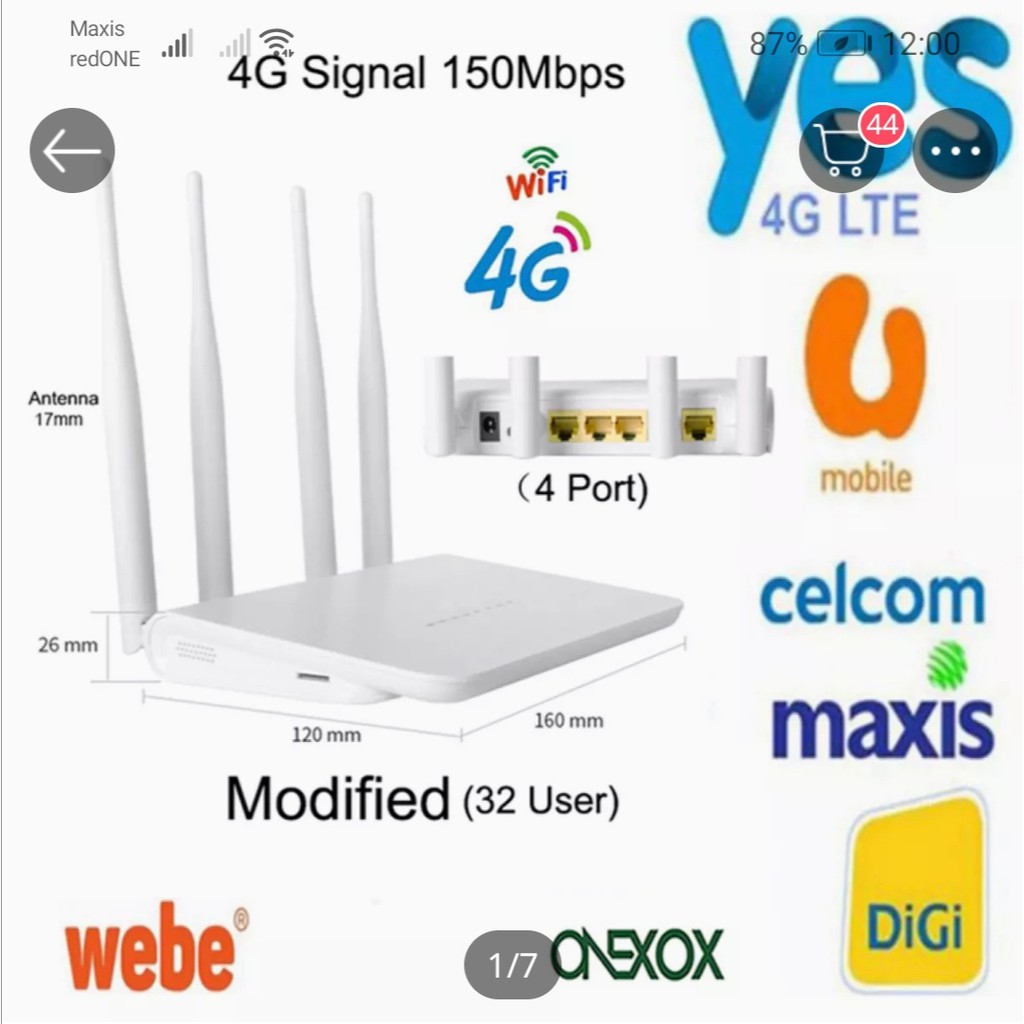 Modified Wireless 4G Router | Shopee Malaysia