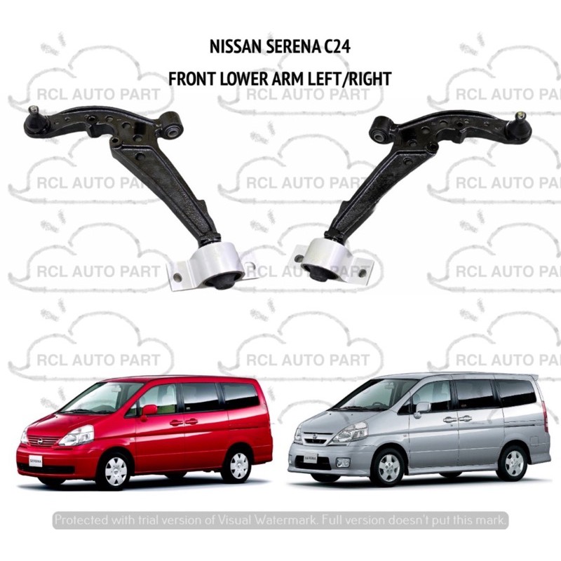 FRONT LOWER ARM LEFT/RIGHT NISSAN SERENA C24 | Shopee Malaysia