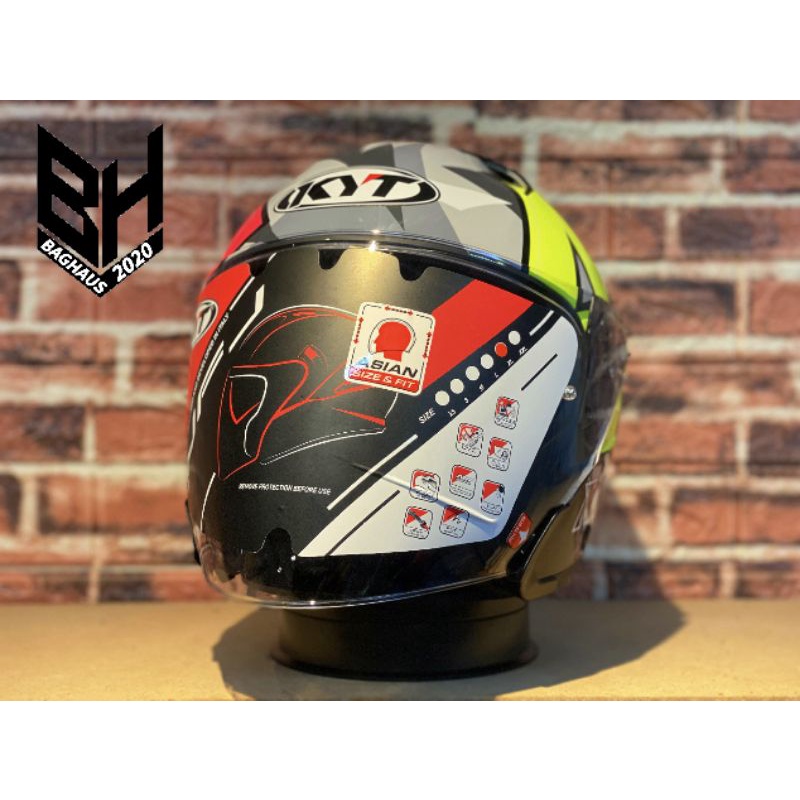 KYT NFJ HELMET / HELMET KYT NFJ ESPARGARO REPLICA 2019 GLOSS / MATT ...