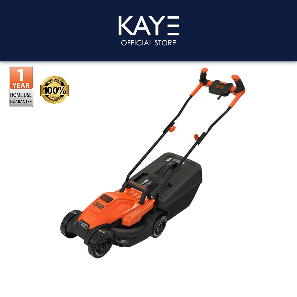 BLACK + DECKER BEMW451BH Electric Lawn Mower (Mesin Rumput) with