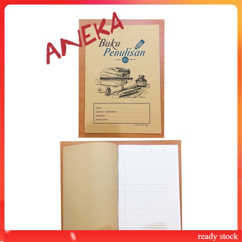 Buku Penulisan a4 buku nota sains buku nota a4 single line Science ...