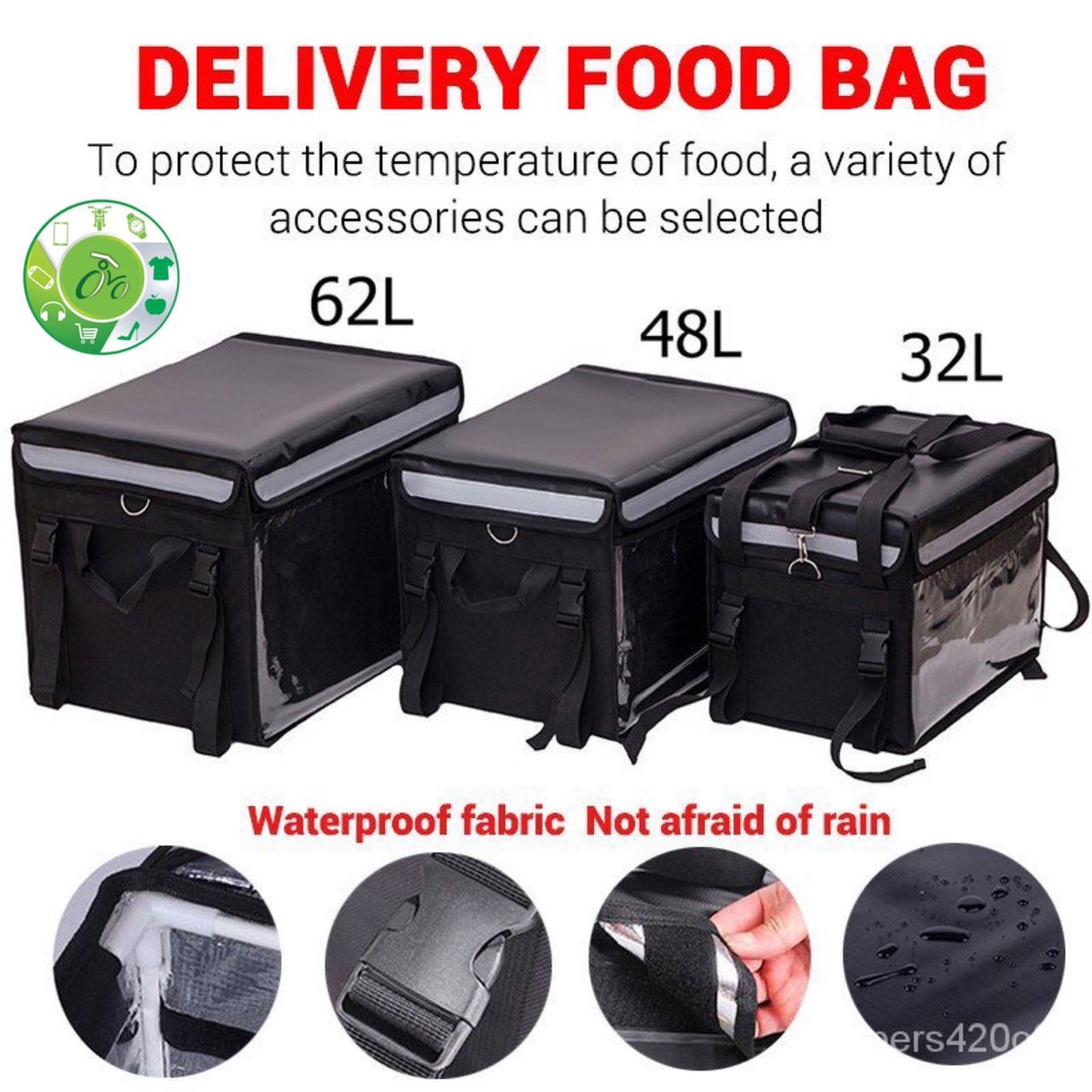 Delivery Rear Box for Grab or Food Panda Rider 32L 48L 62L