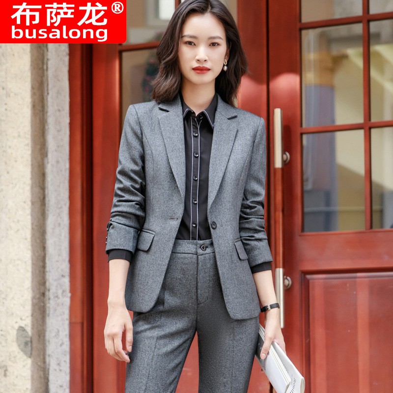2025 Autumn Winter OL Traditional Long-Sleeved Office Ladies Suit