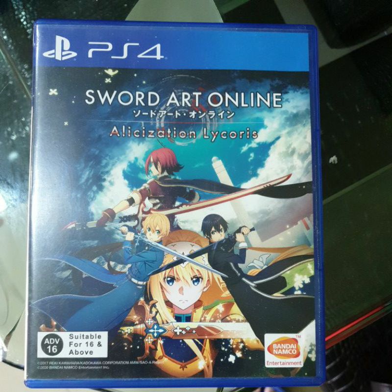 Jeu PS4 Sword Art Online Alicization Lycoris - Version Boîte En Bon état, Jeu D'action-RPG