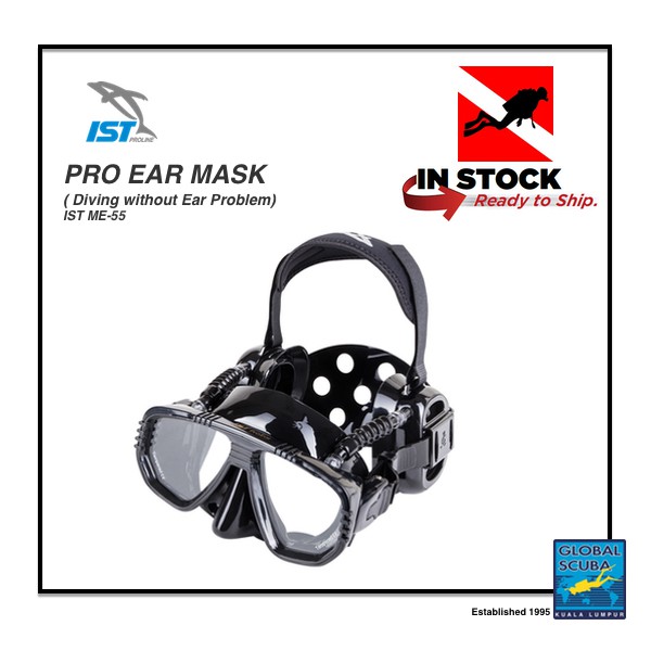 thumbnail image 2 of IST Pro Ear Mask - Christal Seas Scuba 2 of 13
