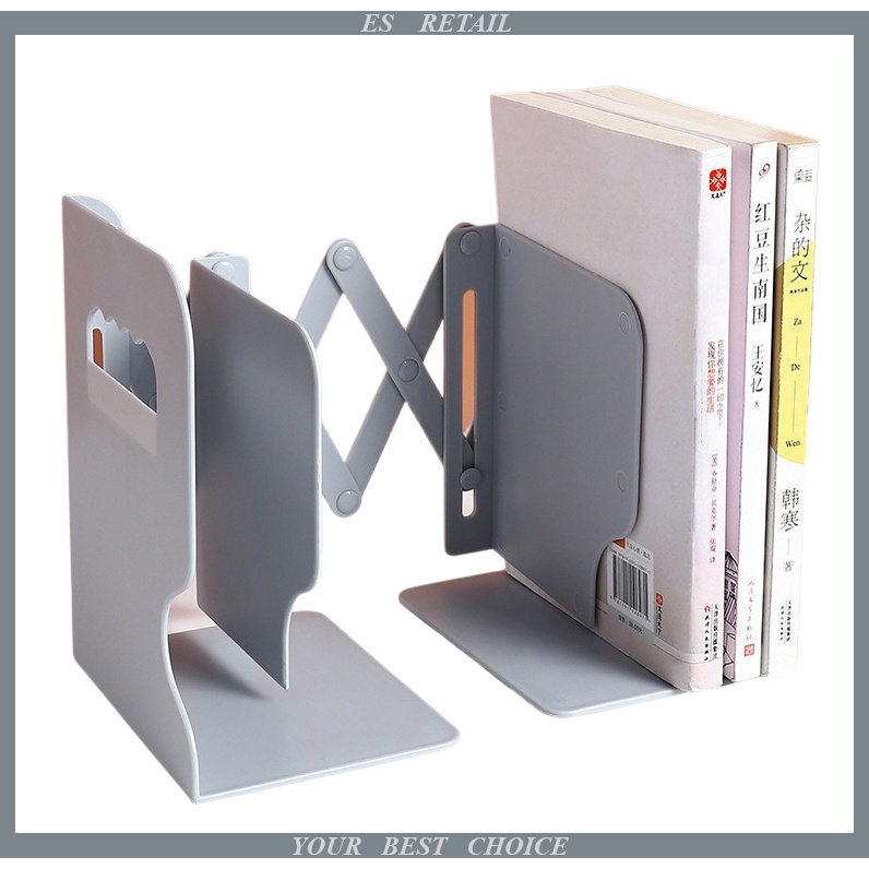 Book rack, book shelf, telescopic book rack, adjustable book rack, rak ...