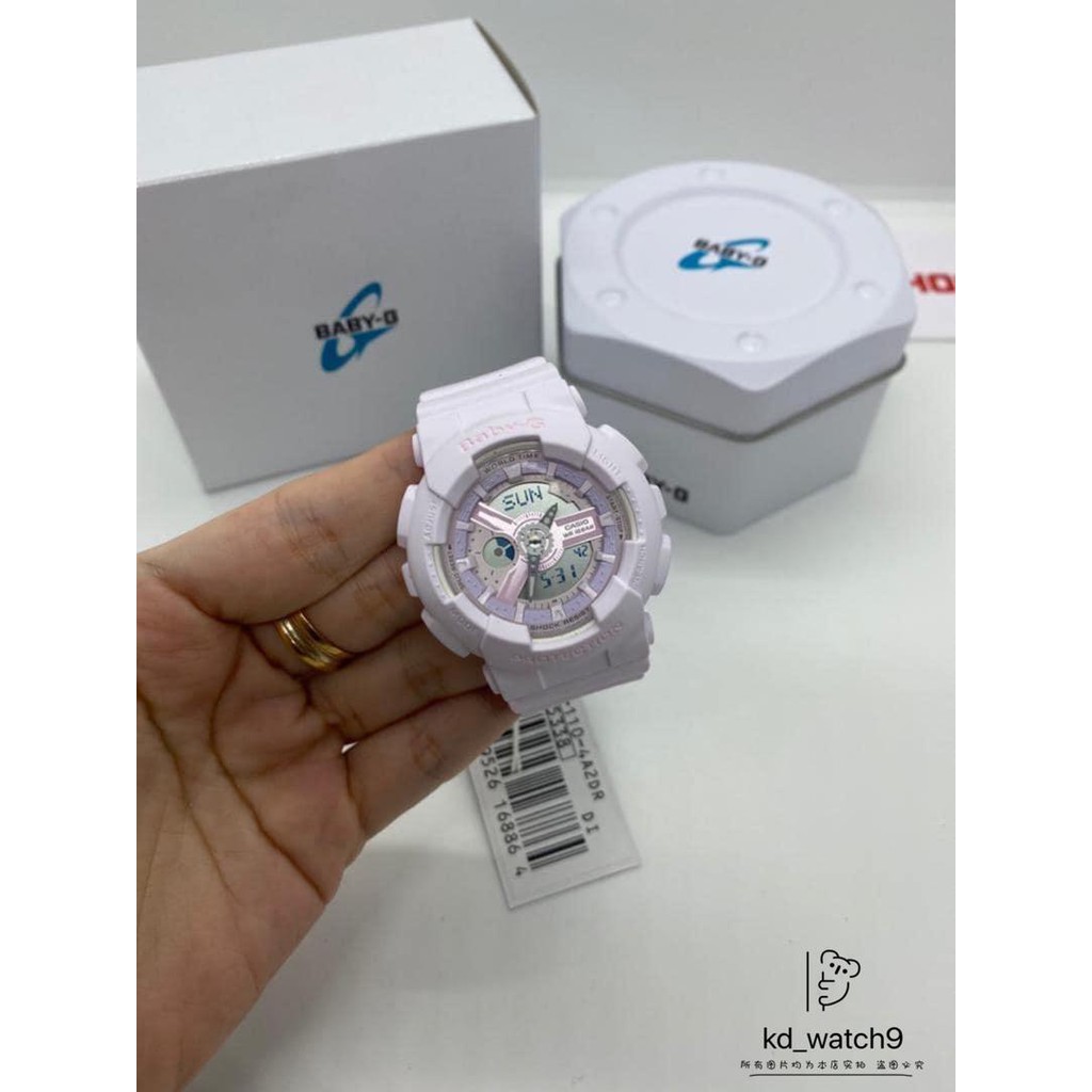 100 ORIGINAL Casio Baby G Flower BA 110 4A2 flower purpple Shopee Malaysia