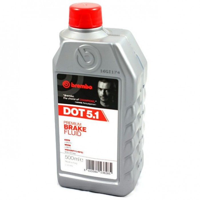 Brembo High Performance Premium Brake Fluid DOT 5.1 (1L) L05010