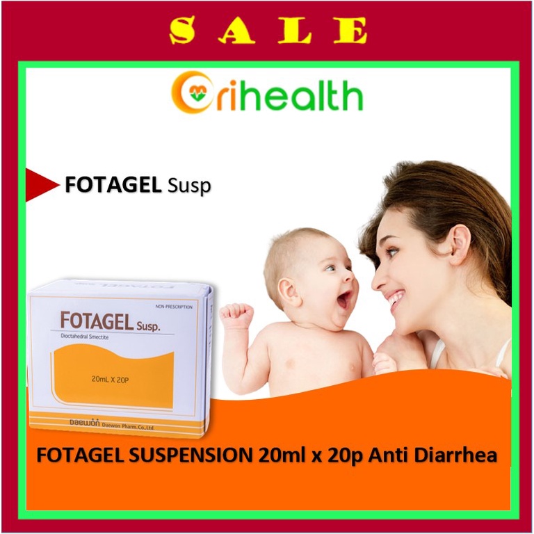 FOTAGEL SUSPENSION 3G/20ML, 20 X 20ML ANTI DIARRHEA CIRITBIRIT