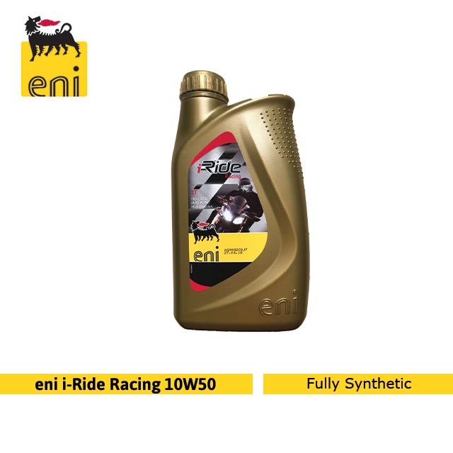 Eni i-Ride Racing 10W50 Fully Synthetic Motorcycle Engine Oil (1L ...