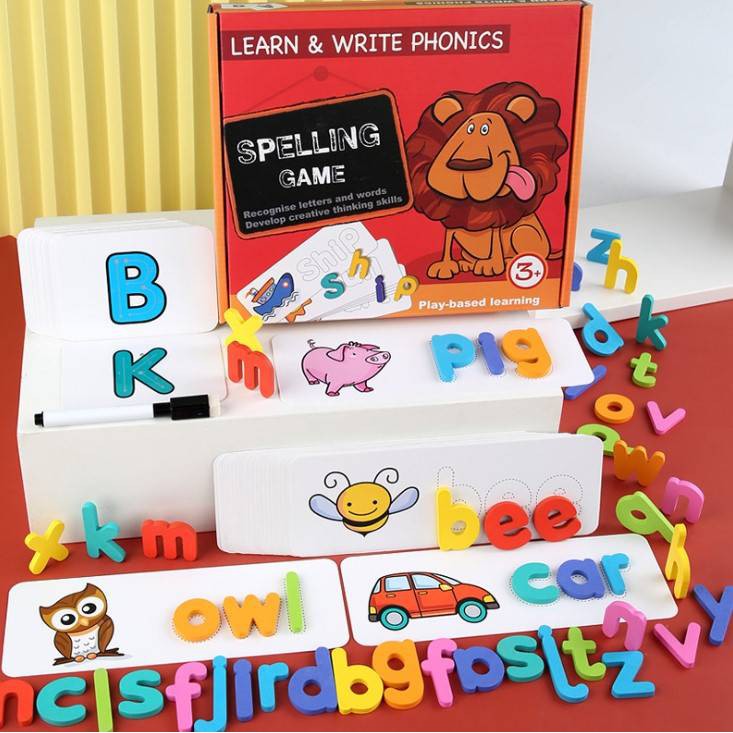 (READY STOCK) Learn & Write Phonic Spelling Game Kids Learning Writing ...