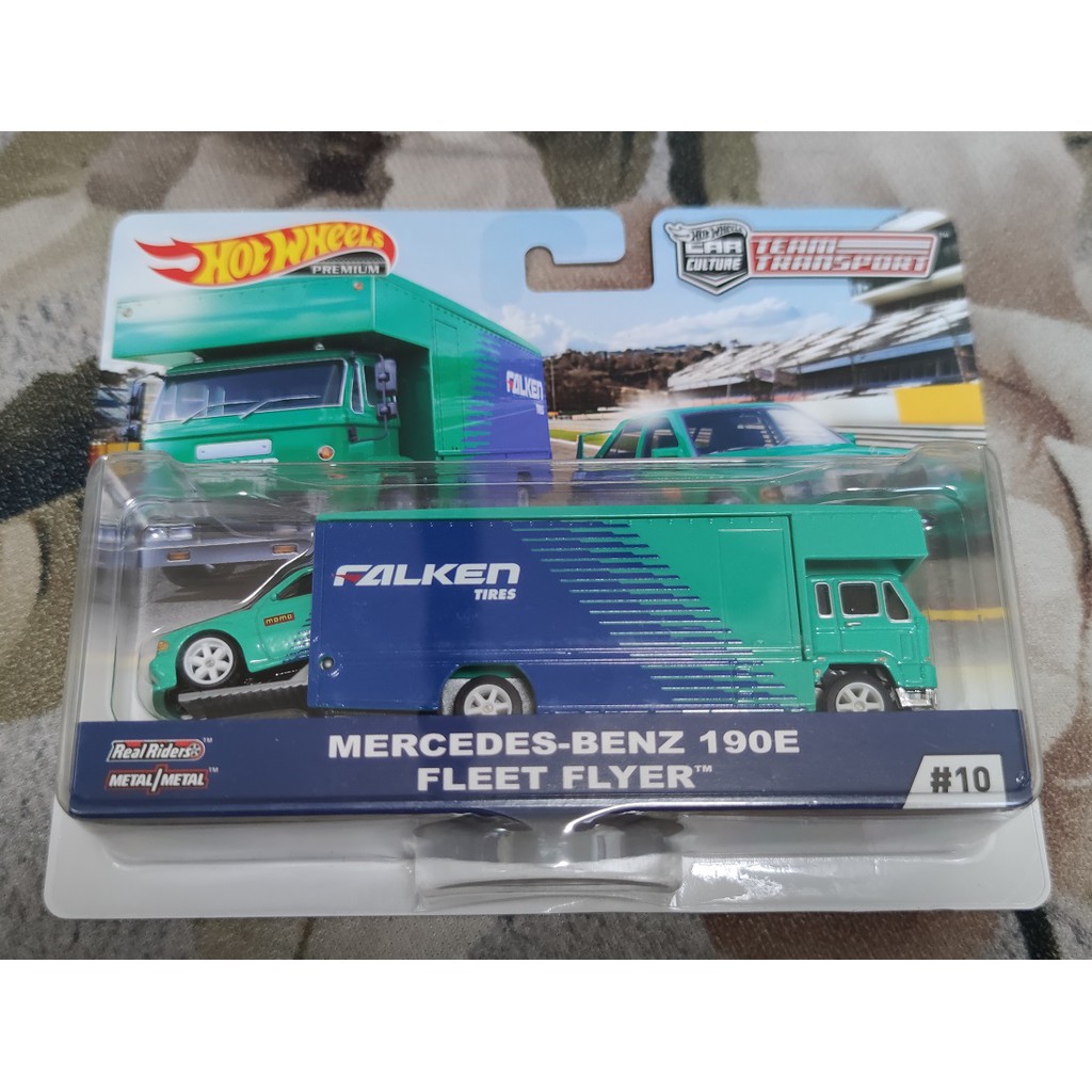 Hot wheels hot sale team transport falken