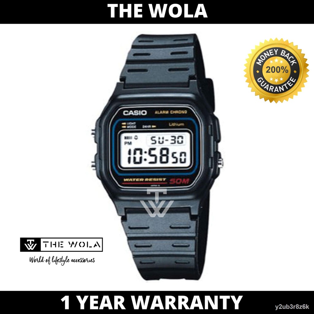 100% Original CASIO) CASIO Men Casual Watch W-59-1VQ (watch for man ...