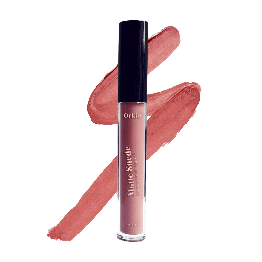Orkid Cosmetics Matte Lip Cream Halal, Vegan & Cruelty Free (BLUSH Natural Pink) Shopee
