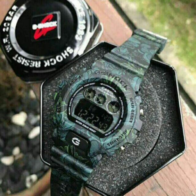 Gshock dw6900 floral green Shopee Malaysia